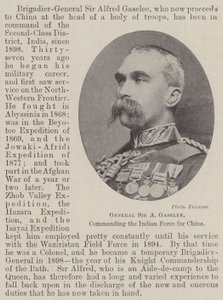 General Sir A Gaselee, comandante de la Fuerza India para China de English Photographer