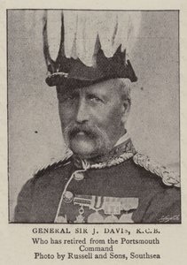 General Sir J Davis, KCB de English Photographer