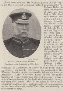 General Sir William Butler, nombrado al mando en Aldershot de English Photographer