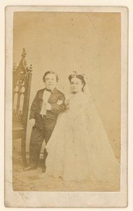 General Tom Thumb y su esposa de English Photographer