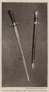 Espada del General Wolfe, en la Institución de Servicio Unido