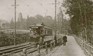 Vista general del ferrocarril eléctrico en Alexandra Palace de English Photographer