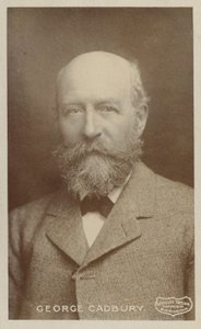 George Cadbury (1839-1922), fabricante inglés de chocolate y activista social de English Photographer