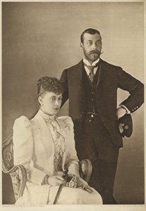 Jorge, Duque de York, y su esposa, la Princesa María de Teck