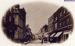 Calle High Street de Godalming, Surrey, c.1900 de English Photographer