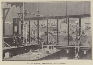 Museo Grant, Escuela del castillo de Merchiston (grabado)