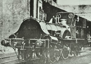 Great Eastern Railway (sección de Londres y Blackwall) Locomotora tanque de un solo conductor, 1860 de English Photographer