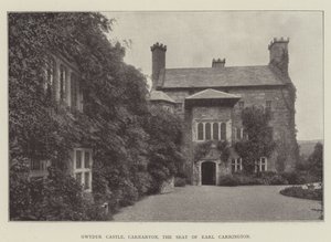 Castillo de Gwydyr, Carnarvon, la Residencia del Conde Carrington de English Photographer