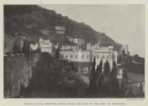Castillo de Gwyrch, Abergele, Gales del Norte, la residencia del conde de Dundonald