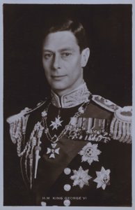 SM el Rey Jorge VI (foto en b/n) de English Photographer