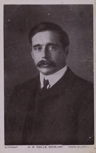 H G Wells (1866-1946), novelista inglés