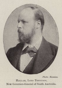 Hallam, Lord Tennyson, nuevo Gobernador General de Australia del Sur de English Photographer