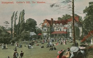 Hampstead, Golders Hill, La Mansión. Postal enviada el 18 de agosto de 1913. de English Photographer