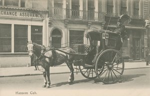 Coche Hansom, Londres