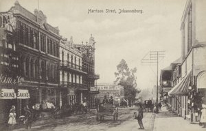 Harrison Street, Johannesburgo (fotografía en b/n)