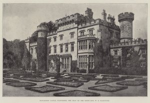 Castillo de Hawarden, Flintshire, la residencia del Honorable W E Gladstone