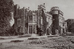 Castillo de Hawarden, hogar del político y primer ministro inglés William Gladstone, Hawarden, Flintshire, Gales de English Photographer