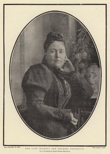 Su difunta majestad la Emperatriz Victoria de English Photographer