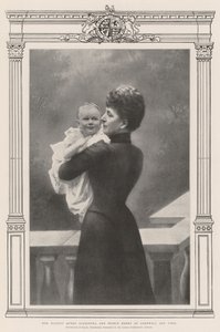 Su Majestad la Reina Alexandra y el Príncipe Enrique de Cornualles y York