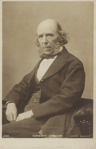 Herbert Spencer (1820-1903), filósofo, teórico político, biólogo y sociólogo inglés de English Photographer