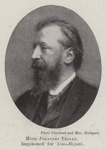 Herr Johannes Trojan, encarcelado por Lese-Majeste de English Photographer