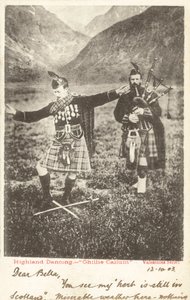 Baile de las Highlands - "Ghillie Callum" (foto b/n) de English Photographer