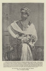 Su Alteza el Thakore Sahib de Morvi de English Photographer