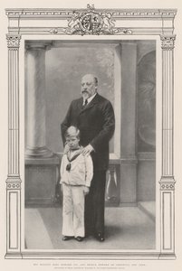 Su Majestad el Rey Eduardo VII y el Príncipe Eduardo de Cornualles y York