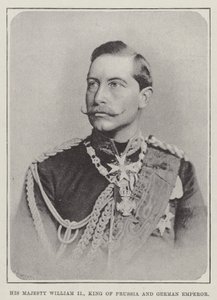 Su Majestad Guillermo II, Rey de Prusia y Emperador Alemán de English Photographer