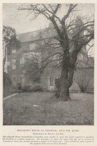 La casa de Hogarth en Chiswick, vendida por £1500 de English Photographer
