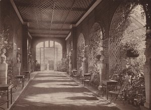 Holland House, Londres: Conservatorio principal desde Ball Room (fotografía en B/N) de English Photographer