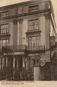Hogar del poeta Robert Browning de English Photographer
