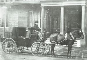 Coche de caballos, 1890 de English Photographer