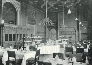 Casas del Parlamento, el comedor de la Cámara de los Comunes