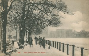 Hyde Park Corner en Invierno, Londres