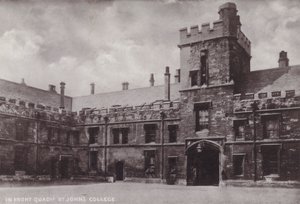 En el Frente del Cuadrángulo, St Johns College de English Photographer