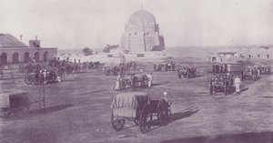 Interior del Viejo Fuerte, Mooltan, con Batería Pesada