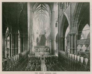 Interior de la Abadía de Westminster de English Photographer