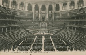 Interior del Royal Albert Hall, Londres de English Photographer