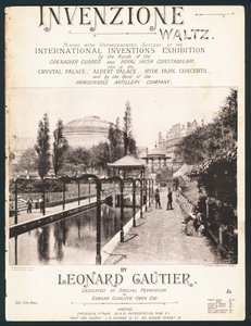 Invenzione Waltz, compuesto para la Exposición Internacional de Invenciones, Kensington, 1885
