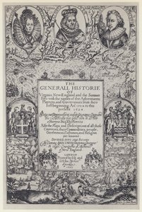 John Smith, La historia general de Virginia, J Dawson para M Sparkes 1624