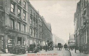 Kensington High Street mirando al Oeste de English Photographer