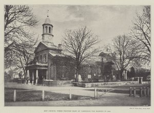 Iglesia de Kew, donde la Princesa María de Cambridge se casó en 1866 de English Photographer
