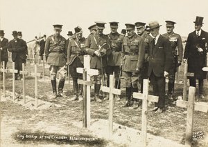 El Rey Jorge V en el cementerio, Passchendaele de English Photographer