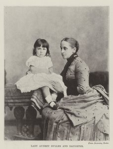Lady Audrey Buller y su hija de English Photographer
