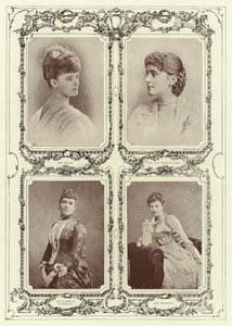 Lady Brooke, Lady Jane Seymour Combe, La Duquesa de Sutherland; Lady Borthwick