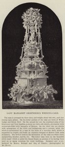 Pastel de boda de Lady Margaret Grosvenor