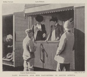 Lady Roberts y sus hijas en Sudáfrica