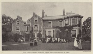 Hostal Lady Warwicks en Reading, para la formación agrícola de mujeres de English Photographer