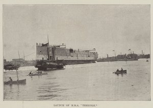 El lanzamiento del HMS Terrible